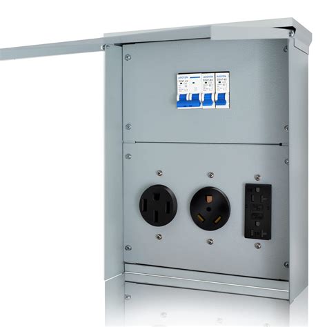 electrical pedestal enclosure for temp power supply|rv pedestal electrical panel.